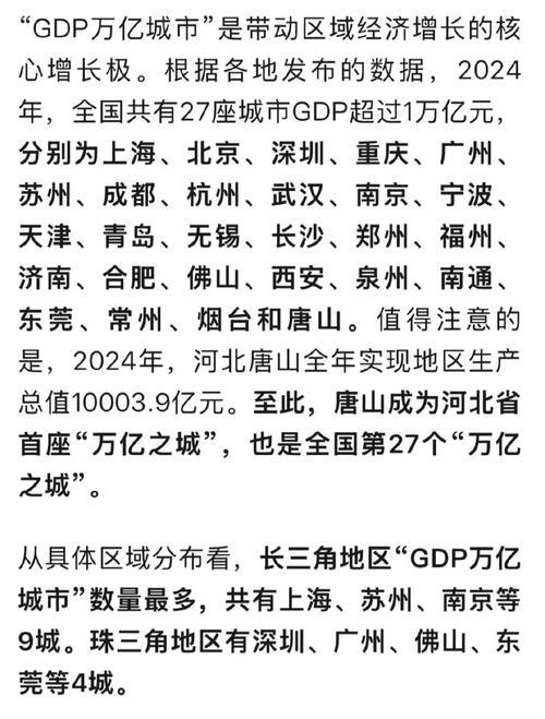 多地公布2024年“经济成绩单” “GDP万亿城市”再扩容